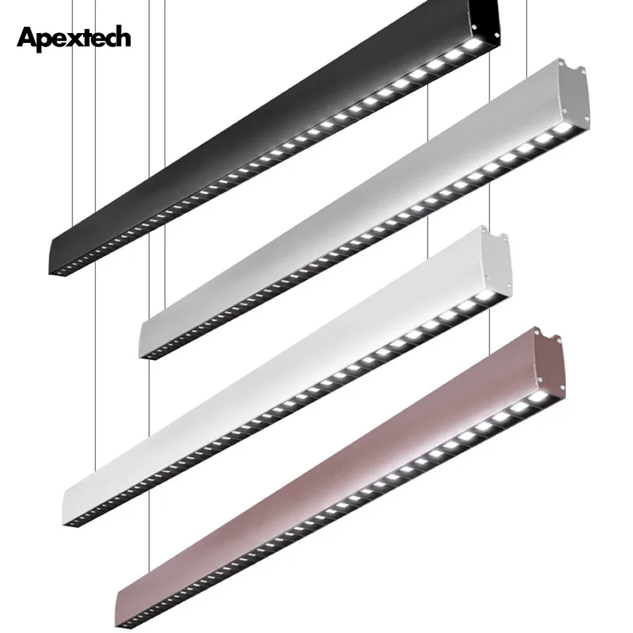 Apextech Led Linear Bar Pendant Lights 4ft 36w Ceiling Hanging