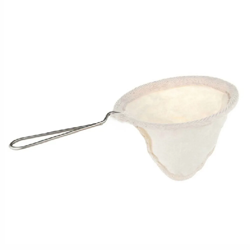 Многоразовый фильтр для кофе мешок из нержавеющей стали Ручка ткань ...