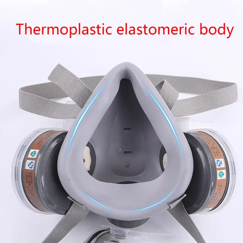 

1Set 308 Full Face Respirator Dust Gas Mask for Painting Spray Pesticide Chemical Smoke Fire Protection
