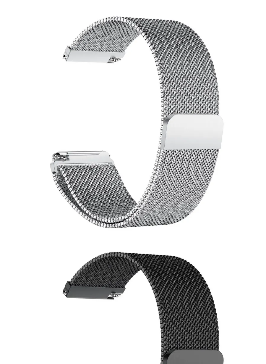 Металлический ремешок из нержавеющей стали для Fitbit Versa ремешок на запястье Миланская петля Магнитный Браслет fit bit Verse аксессуары для часов