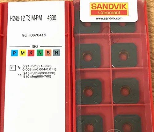 10 шт. вставки карбида R245-12T3M-PM 4330