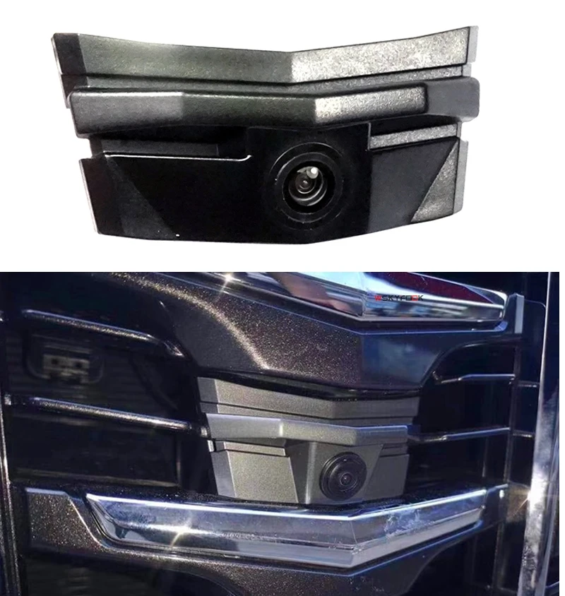 180deg CCD HD Автомобильная камера переднего вида для Toyota Alphard передняя решетка фронтальная положительная камера широкоугольная