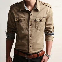 Мужская Уличная хлопковая рубашка с длинным рукавом в стиле милитари, Повседневная Лоскутная рубашка с эластичным поясом и карманом с круглым вырезом, Классическая футболка с пилотом D25