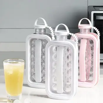 

1Pc Ice hockey kettle two-in-one ice cube mold ice grid ice hockey artifact speeder cold kettle cold water cup