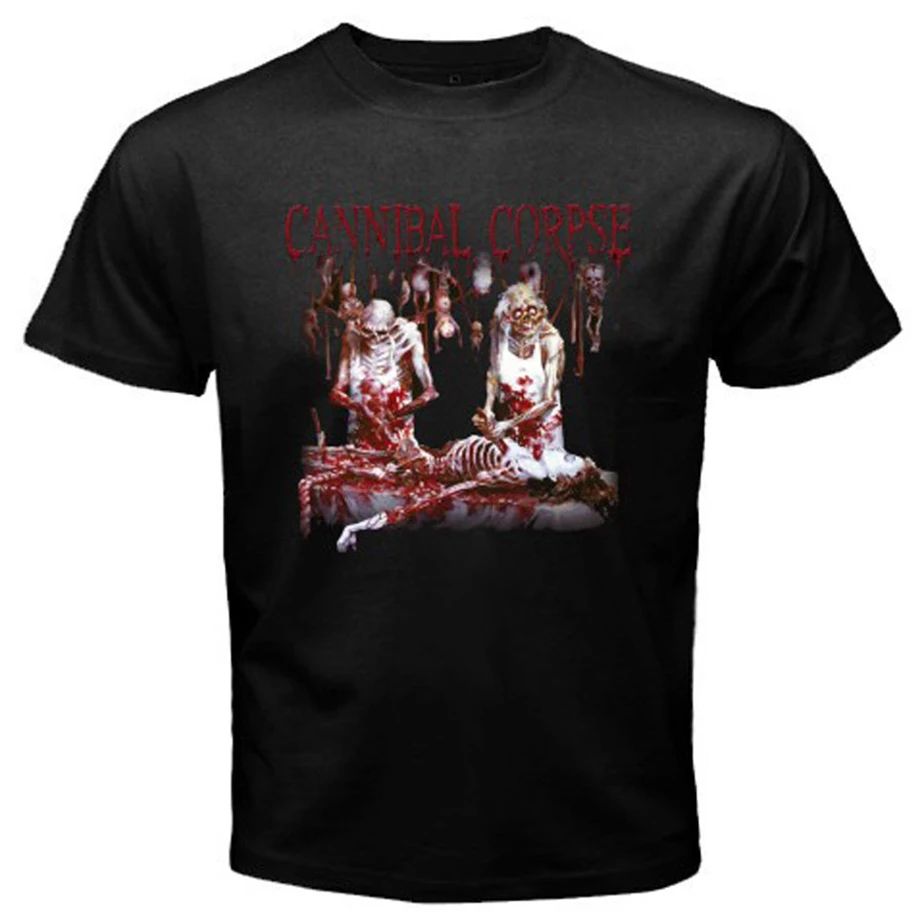 Новинка Cannibal Corpse металлическая рок-группа Мужская черная футболка размер S до 3Xl