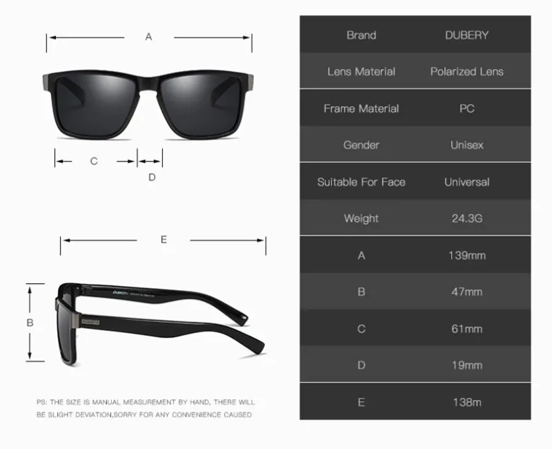 DUBERY, поляризационные солнцезащитные очки, мужские очки для вождения, мужские солнцезащитные очки, Ретро стиль, дешевые, Роскошные, брендовые, дизайнерские, Oculos
