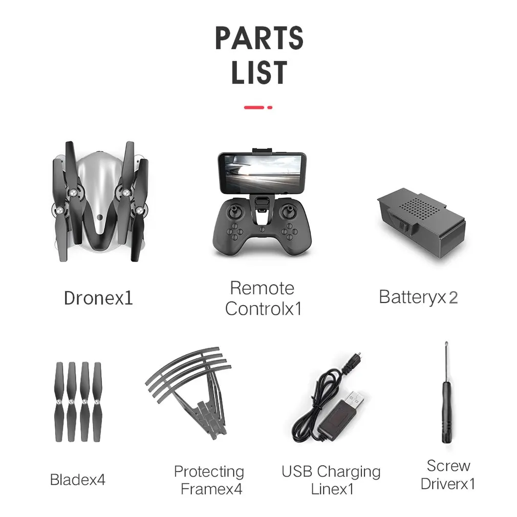 

X13S Foldable RC Drone 1080P/4K Camera Gesture Photo Video Optical flow position RC Helicopter Airplane