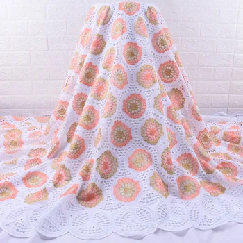 

Zhenguiru African Lace Fabric High Quality 2020 Swiss Voile Lace In Switzerland Soft Nigerian Tulle Lace Fabric For Party A1838