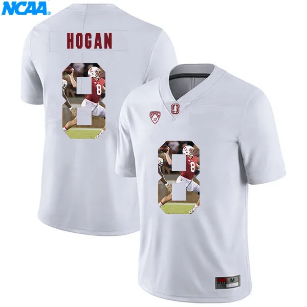 Новое поступление высокое качество майки Кевин Хоган#8 колледж футболка ограниченной серии Майки S-XXXL