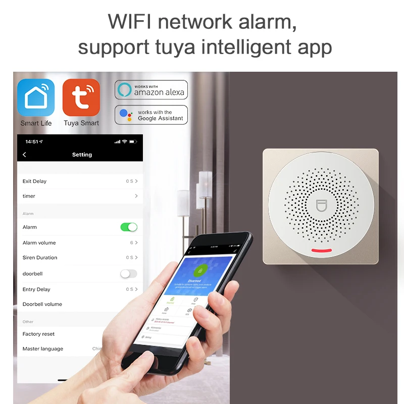 TALLPOWER Sistema de Alarma para casa WiFi,12-Pieza Kit Alarma casa con 4  MP Camara,Proporciona un Modo Altamente eficaz para Proteger tu hogar y  Oficina,Compatible App Tuya/Smart Life. : : Bricolaje y  herramientas