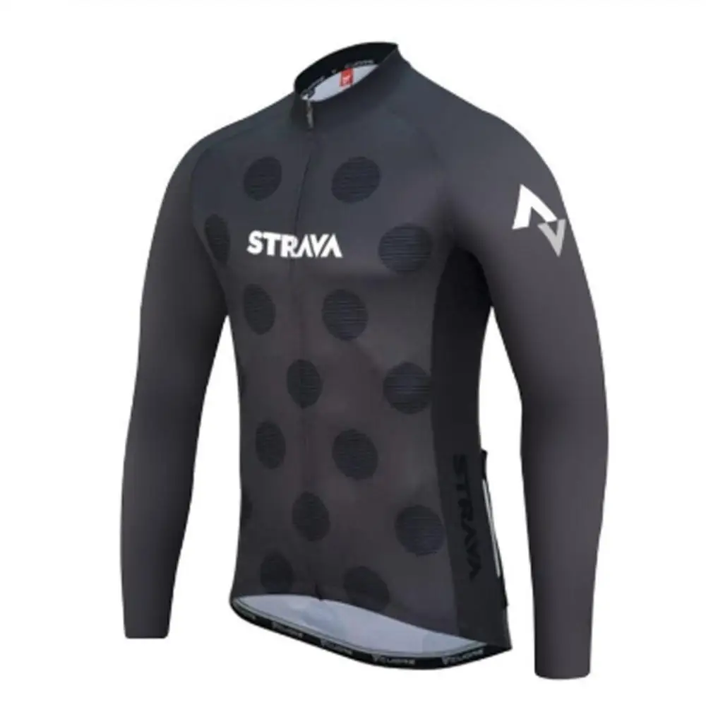 STRAVA осень с длинным рукавом Велоспорт Джерси костюм ropa ciclismo велосипедный костюм горный велосипед Джерси форма 20D