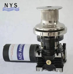Guirlandes verticales électriques à courant continu, treuil à ancre de bateau, moteur 12v/24v, 400W, charge maximale 125kg, gitane, taille 6 7mm 