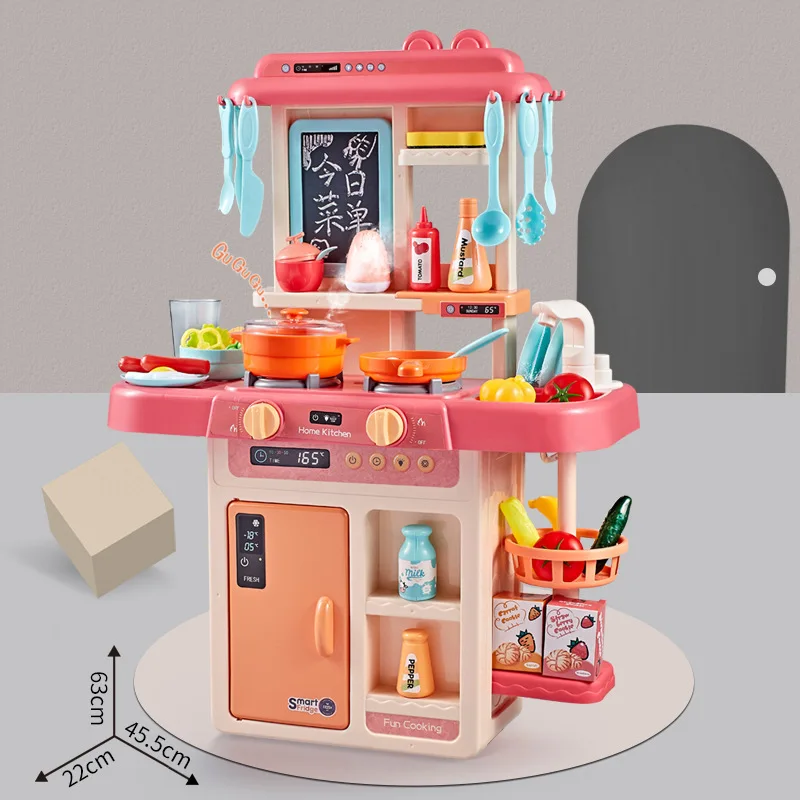  Children Kitchen Set Model Spray Kitchenware GIRL'S Play House Cooking Cook Toy Large Size Baby 3-6 - 4000267383725