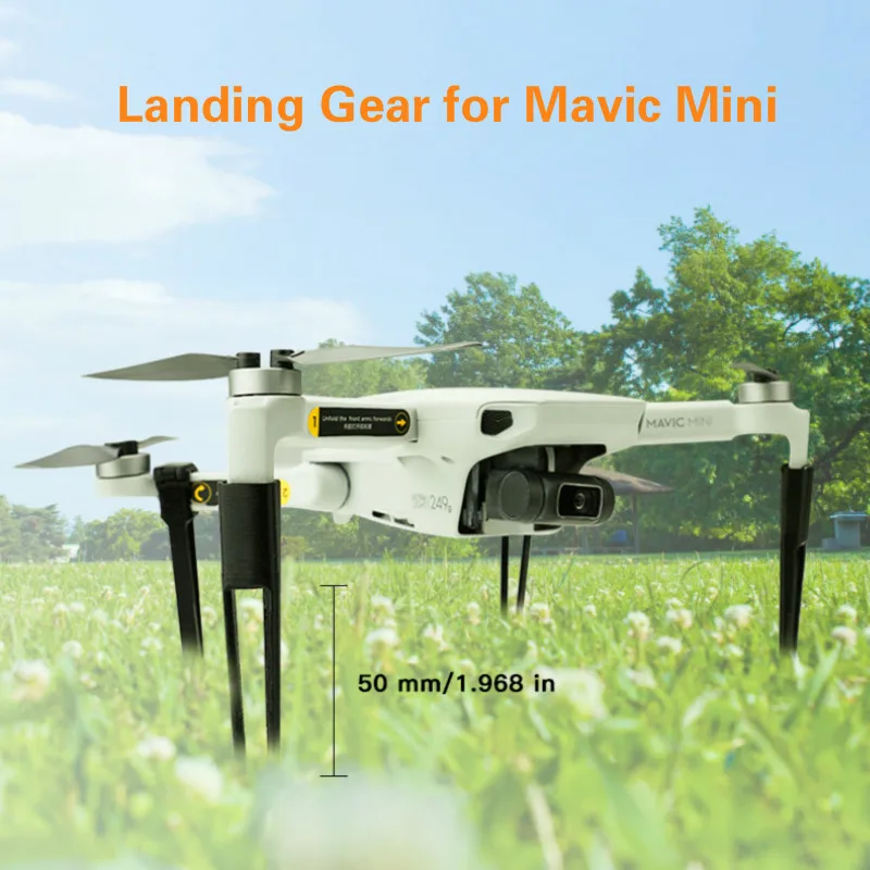 JINSERTA 3D печать увеличивают посадочное снаряжение ноги для DJI Mavic мини расширенная поддержка ноги безопасные посадочные ноги для DJI Mavic Mini