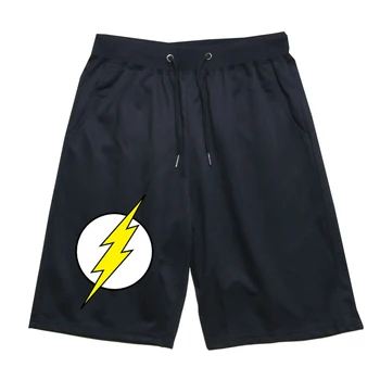 

Men Women Boys Girls Students The Flash Short Pants Jogger Fitness Knee Length Trousers Barry Allen Breathable & Pockets Shorts