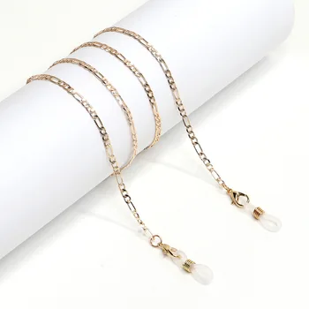 

2020 Gold Color Metal Sunglasses Glasses Chain Women Long Chain for Reading Eyeglasses Chain Cord Holder Rope Neck Strap Lanyard