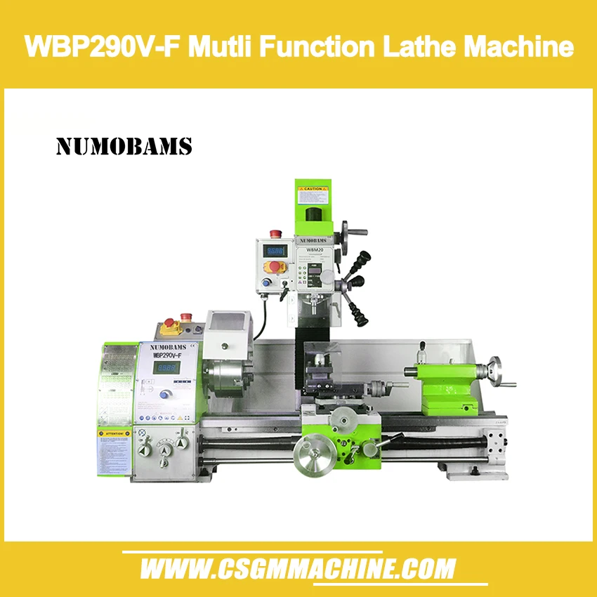 MUMOBAMS WBP290V-F Multi Function Lathe Machine with Mill head machine