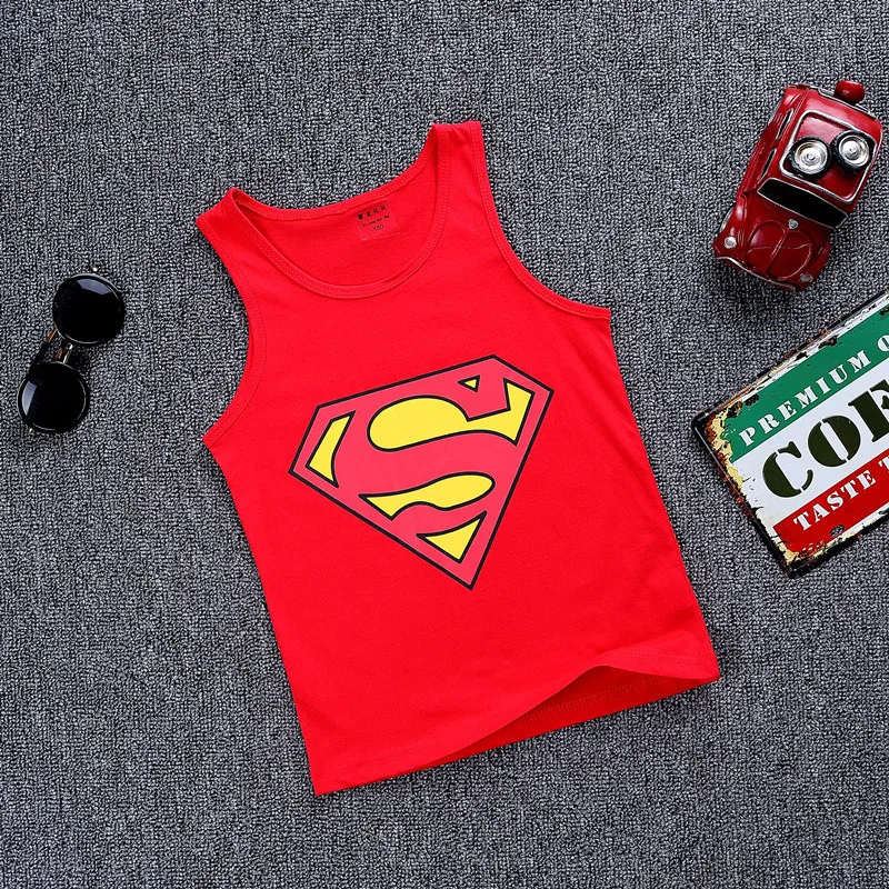 

Childrenswear BOY'S Girls 2019 xia er Children's Vest Dungaree Shirt Pure Cotton Short Sleeve Vest