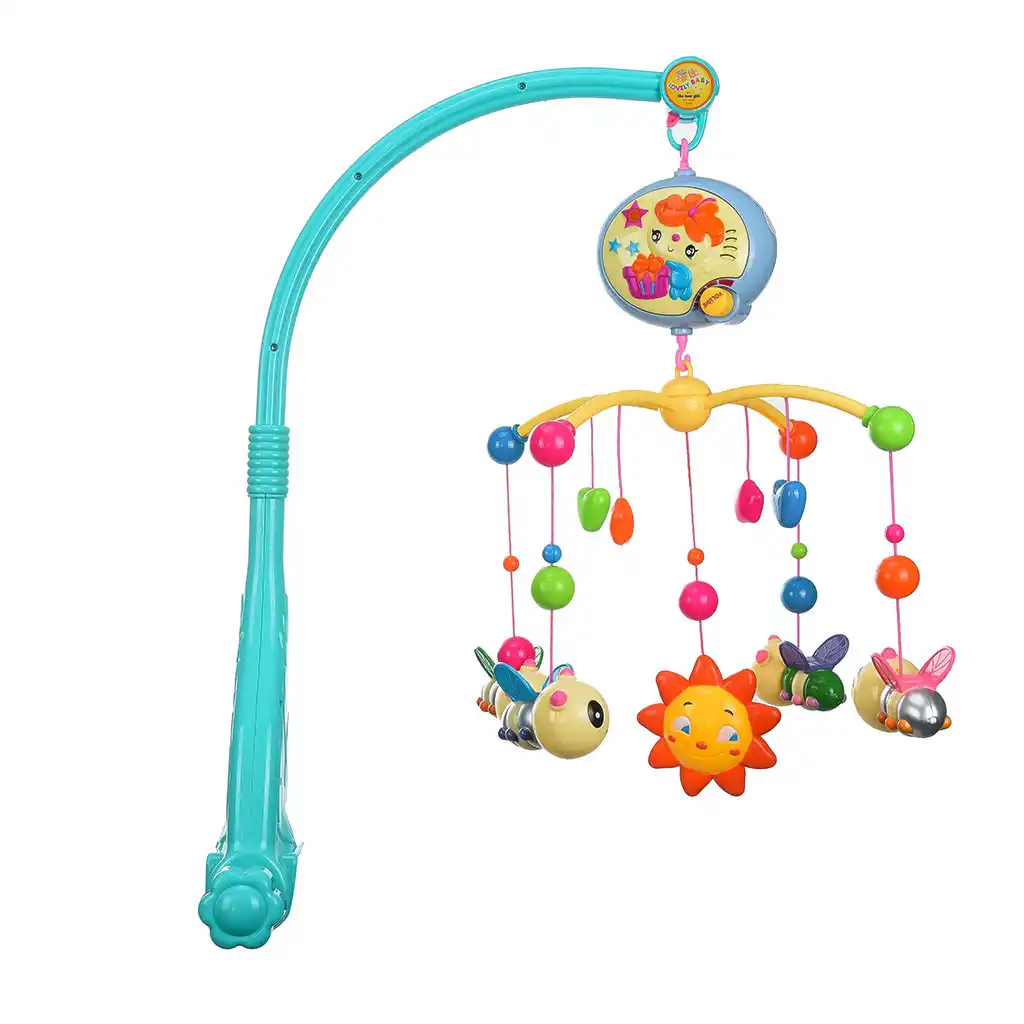 Детская кроватка украшение игрушка висящий вращающийся колокольчик с мелодиями двойного назначения G920