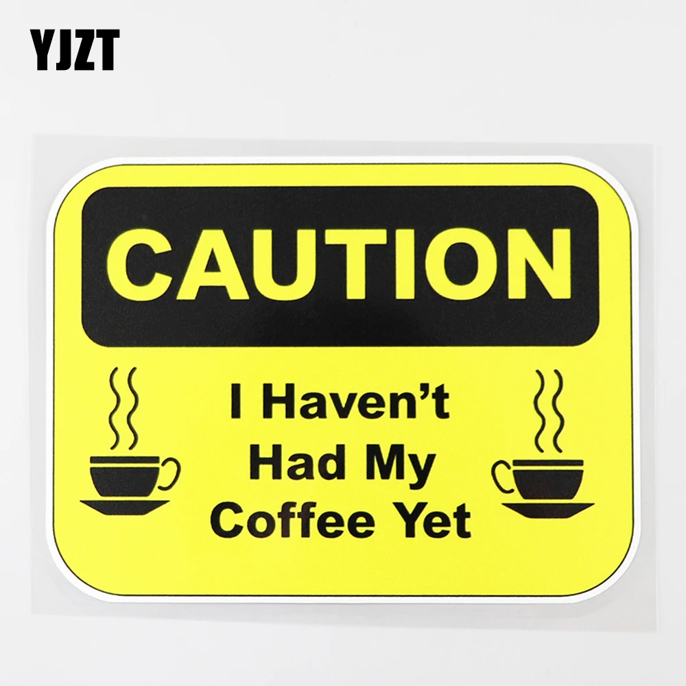 YJZT 15 5 см × 11 6 Предупреждение ждающий знак внимание что я не был куплен наклейка на
