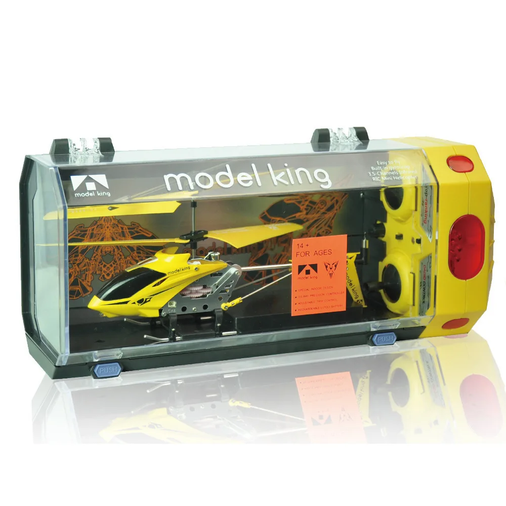 

Children Alloy Remote Control Helicopter Toy 3.5 Way Mini Remote Control Aircraft Chargeable Aviation Model