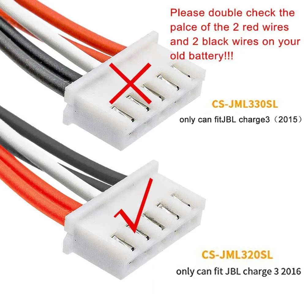 Bluetooth para Jbl Bateria do Orador de 6200mah Não para a Carga Charge Versão 3 2021 Gsp1029102a - Image 6