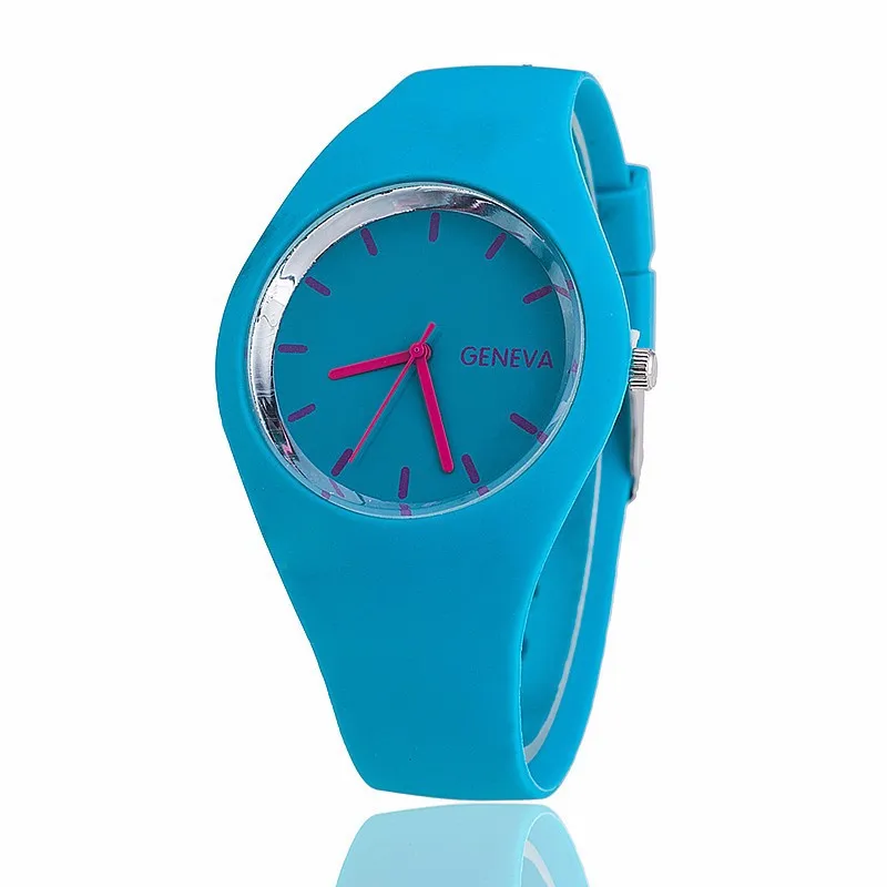 Casual simple style Jelly quartz-watch Silicone Strap ladies bracelet watch Perfect Gift watches for women Relojes hombre 2021