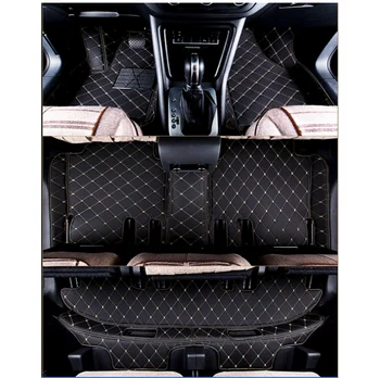 

Custom special car floor mats for KIA Carnival 2014-2006 7 seats waterproof durable carpets for Carnival 2009