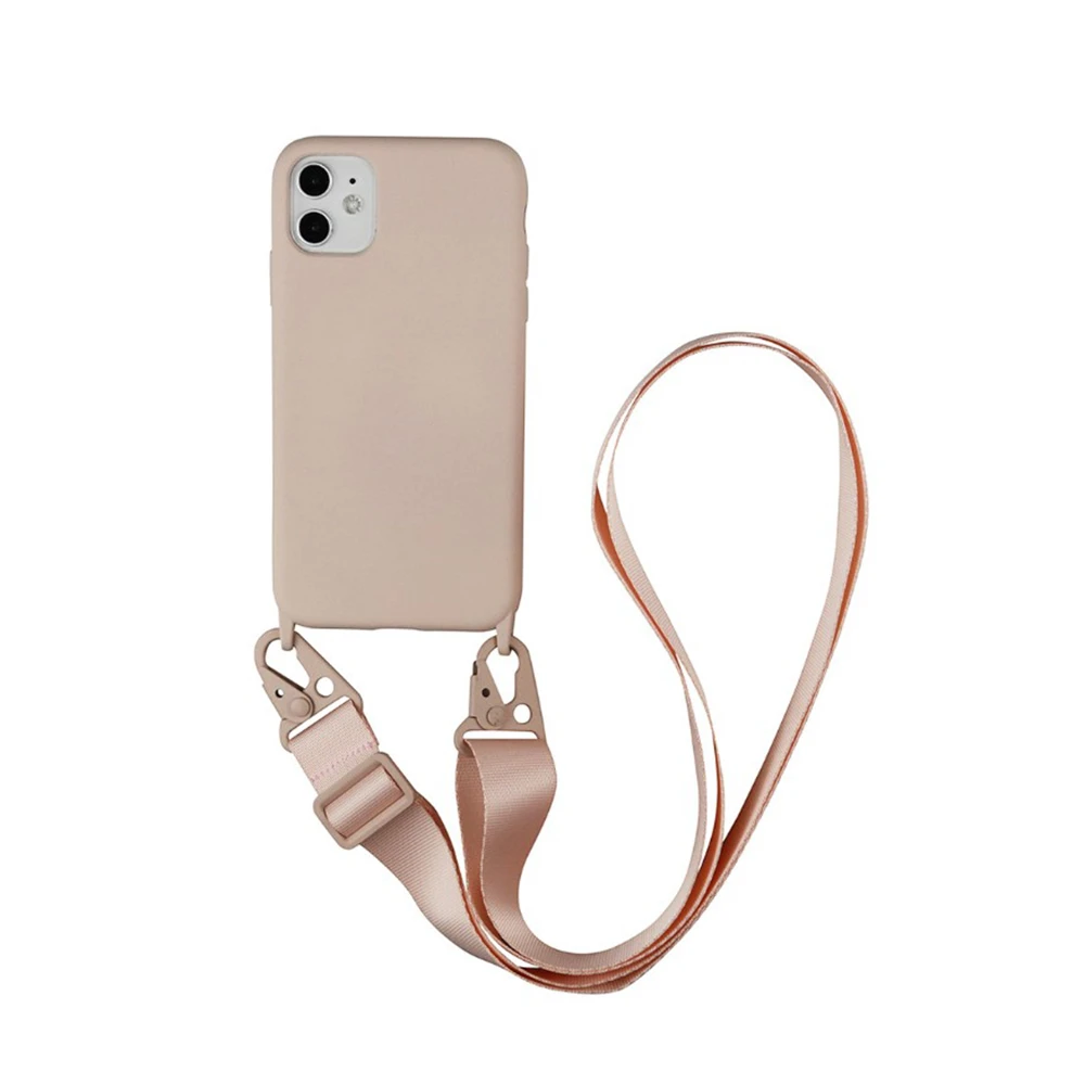 clear iphone 11 Pro Max case Luxury Silicone Chain Necklace Cell Phone Case With Lanyard Neck Strap Rope Cord For iPhone 13 11 7 8 Plus X XS XR 12 pro MAX apple iphone 11 Pro Max case