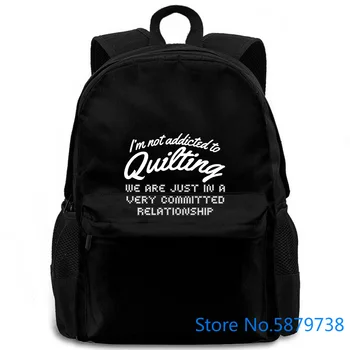 

ADDICTED TO QUILTING S Knitting Crochet Needles Wholesale women men backpack laptop travel school adult student