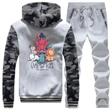 ^#Cheap Winter Jacket+Pants 2 Piece Sets Game of Toys Print Mens Thick Hoodies Men Game of Thrones Hoodie Sweatshirt Cartoon Warm Suit ^#Cheap Winter Jacket+Pants 2 Piece Sets Game of Toys Print Mens Thick Hoodies Men Game of Thrones Hoodie Sweatshirt Cartoon Warm Suit