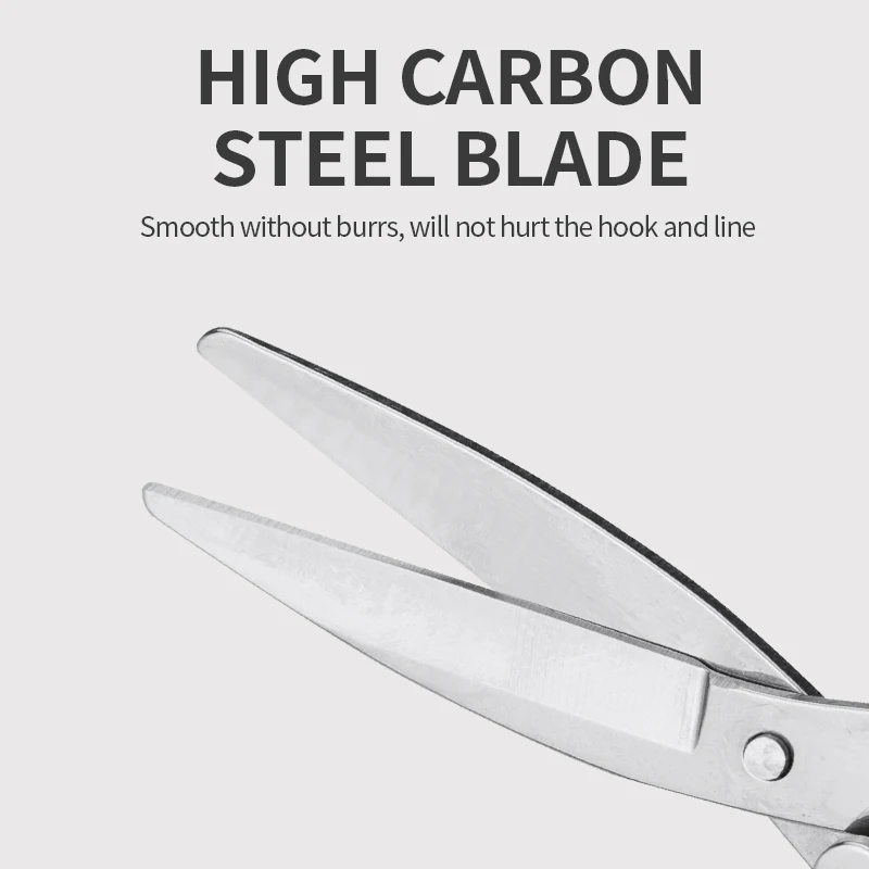 Fishing Scissors LINNHUE Foldable Portable Aluminum alloy Sharp Cut PE Line Lead Gold Silver Multifunction Scissors Fishing Tool