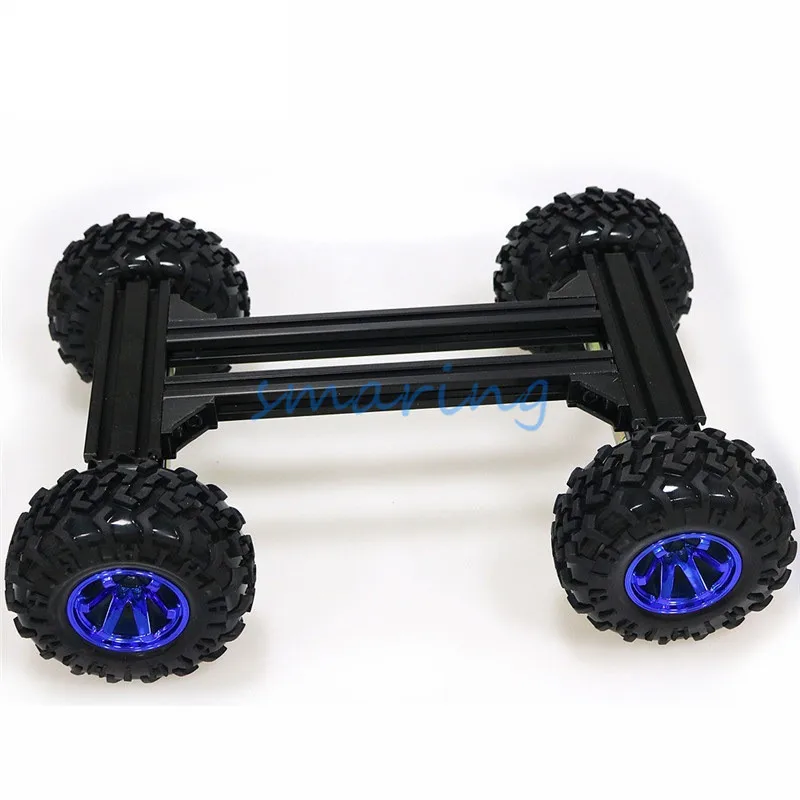 Mecanum Wheel Metal Smart Car Chassis with TT Motors Car Omni-Directional Car ROS Car Four-wheel Drive Car