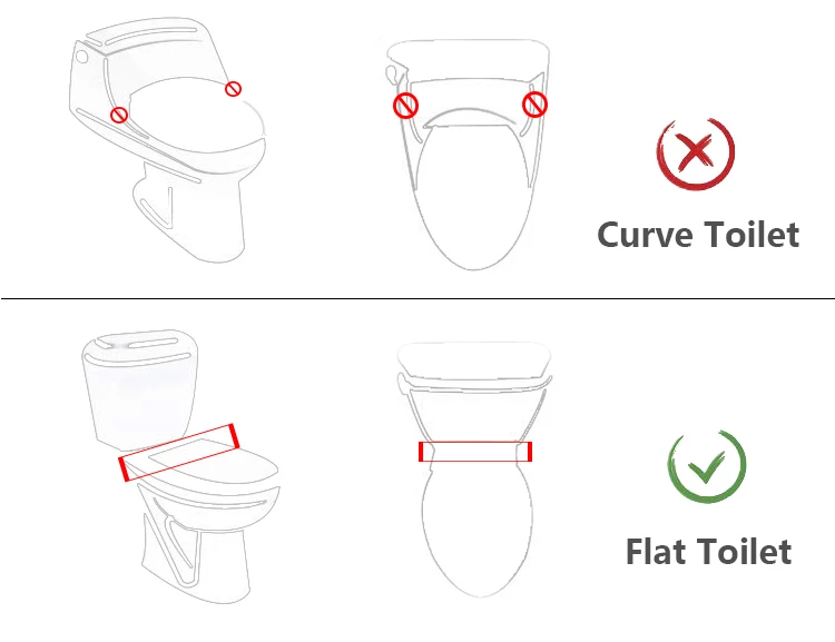 Kit douchette WC Curve hygiène intime en laiton chromé