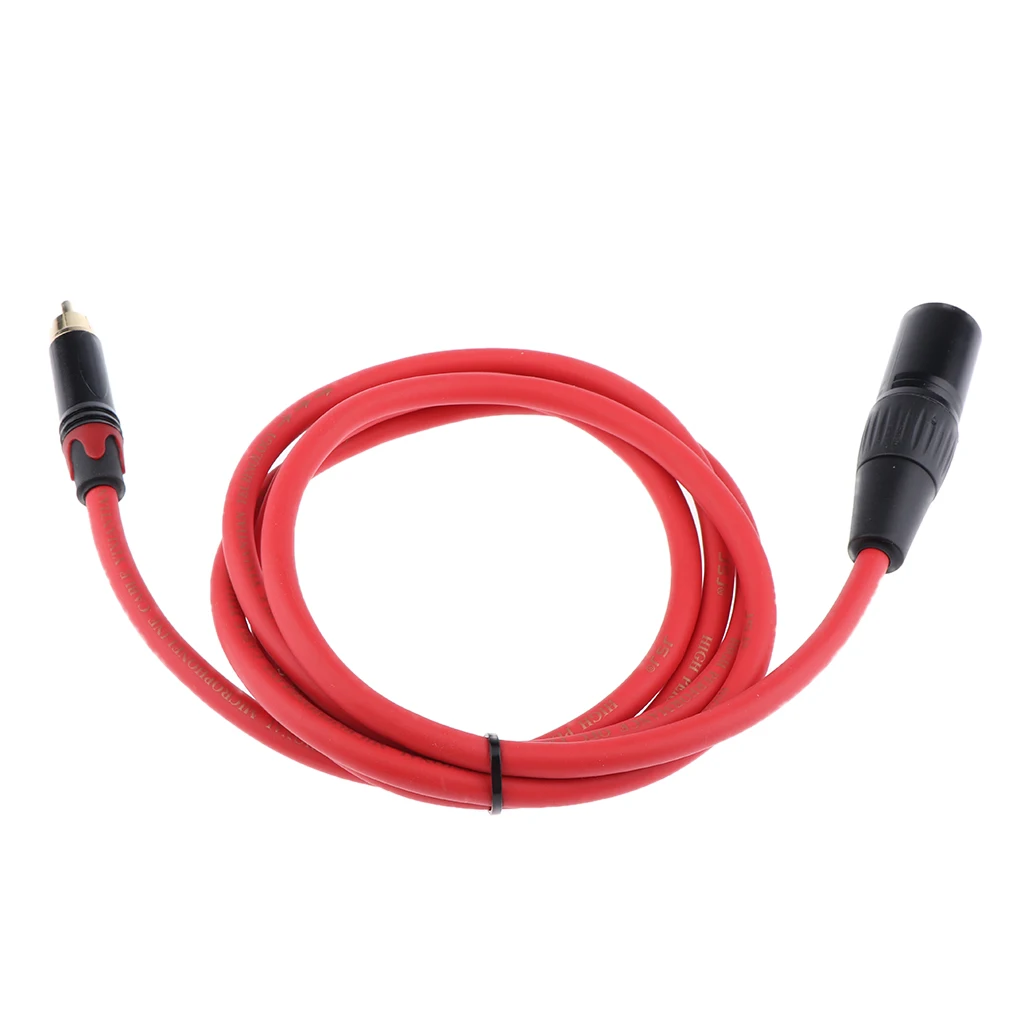 RCA штекер 3 Pin XLR штекер наушников микрофон аудио соединительный кабель 1,5 м