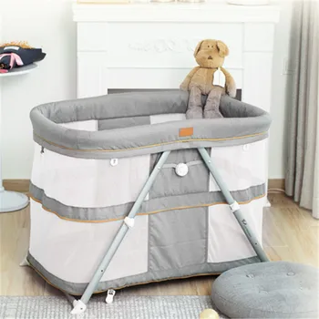 

Baby Crib Portable Multi-function Baby Shaker Foldable Game Bed Travel Bed For Children Infant Kids Baby Nest