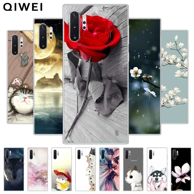 

For Samsung Galaxy Note 10 Plus Case Cute Soft TPU silicon Back Cover For Samsung Note 10 / Note10+ 5G Phone Cases Note10 10plus