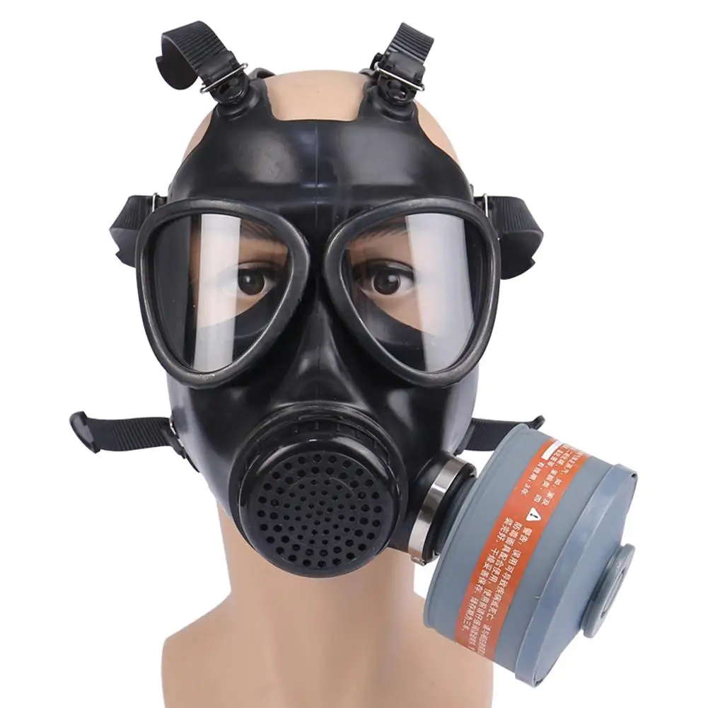 

Large View Gas Mask Respirator Painting Pesticide Spraying Safe Filter Facepiece Wind and dust resistance against viruses