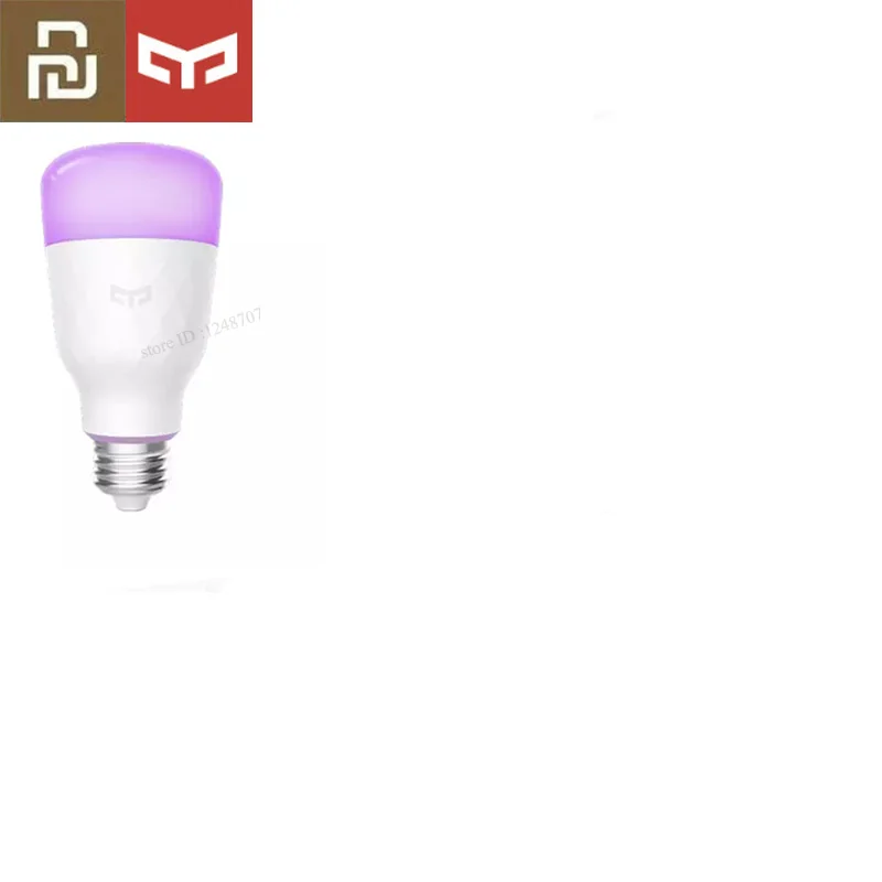 Обновленная версия) крепление для спортивной камеры Xiao mi jia Yeelight Смарт светодиодный лампы Красочный 800 люмен 10 Вт E27 лимон умная лампа для mi home приложение - Цвет: Type 1