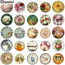 Dispaint Алмазная картина "цветок животное пейзаж" Вышивка крестом на заказ фото алмаз, вышивка квадратными круглыми настенный Декор для дома