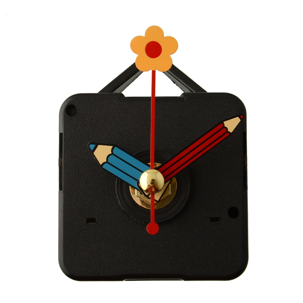 

Silence Clock Movement Repair Parts with Hook Metal Circle Pencil Hands