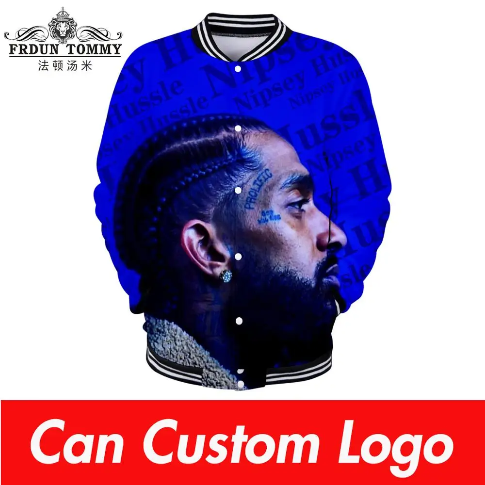 nipsey hussle 3D бейсбольная форма новые мужские/женские весенние повседневные бейсбольные куртки Harajuku Одежда Плюс Размер Уличная