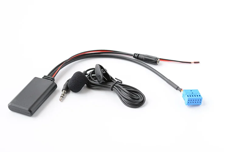Автомобильный Bluetooth AUX адаптер беспроводной аудио телефонный звонок Hands Free микрофон для Audi A4 Q3 Q5 A3 TT A8 A5 S5 Golf Polo Passat