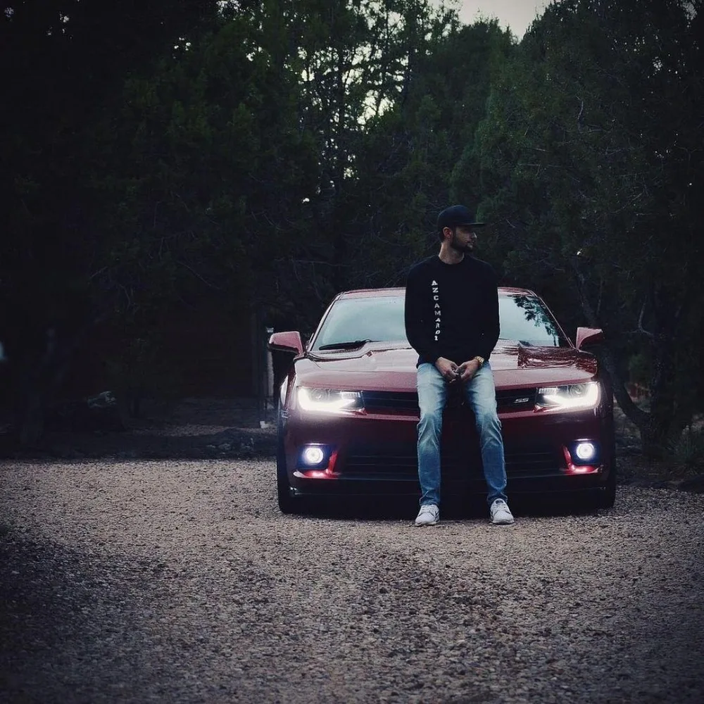 Vland factory автомобильные аксессуары головная лампа для Chevrolet Camaro- светодиодный головной светильник дизайн Plug and Play красочное издание