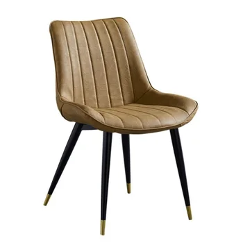 

Nordic Light Luxury Dining Chair Home Post Modern Simple Iron Designer Chair Loft Talks About Office Chair Backrest Stool