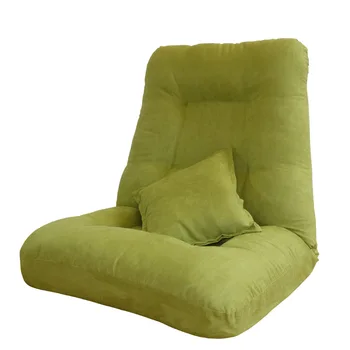 

Dormitory bed fabric lazy couch tatami single comfortable bedroom folding backrest legless window chair