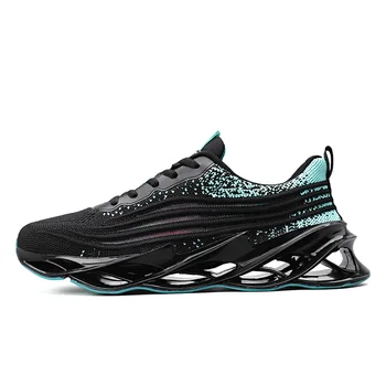 

Summer Thick-bottomed Mesh Explosive Fashion Tide Shoes Men's Lace-up Sports Shoes Non-slip Wear-resistant Running Shoes