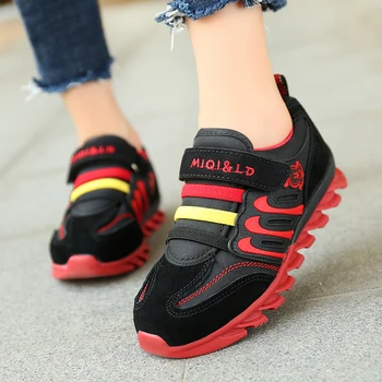 

New Arrival Popular Style Children Casual Shoes Mesh Sneakers Boys & Girls Flat Child Genuine Leather Running Shoes Light Fast