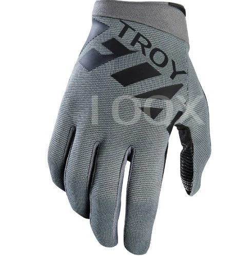 Зеленые велосипедные перчатки TROY Fox Raner 180 MX гоночные для эндуро BMX горный