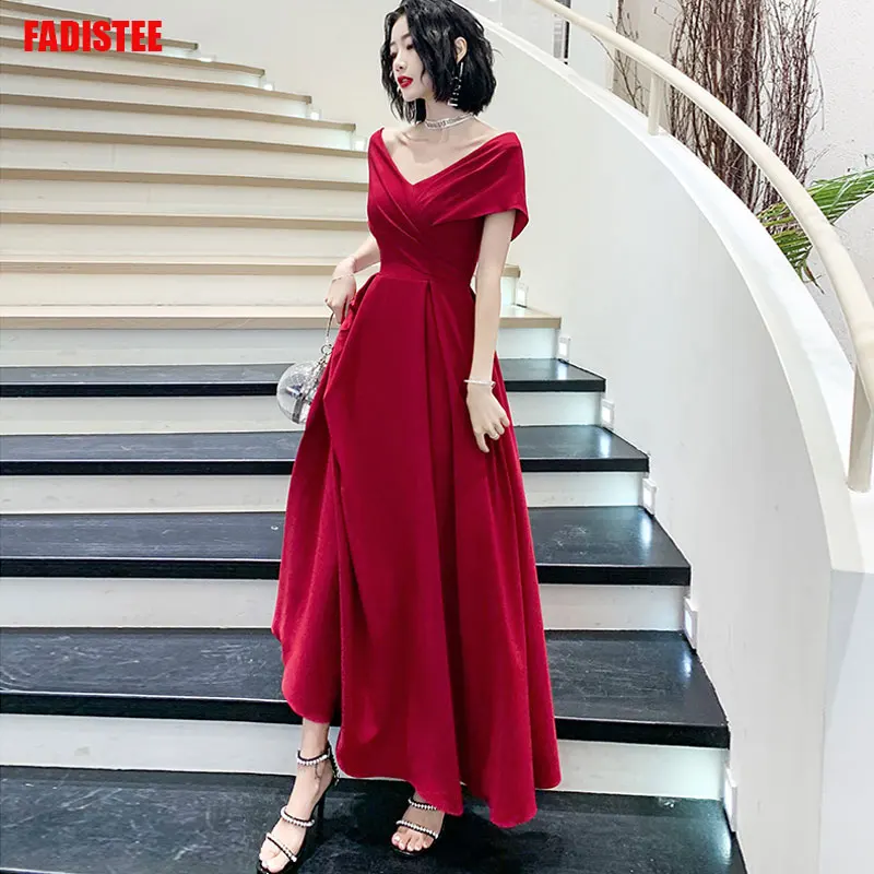 Мусульманского размера плюс бургундское велюровое платье vestido de festa длинное